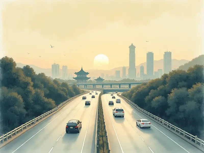 꿈 삽화: 고속도로
