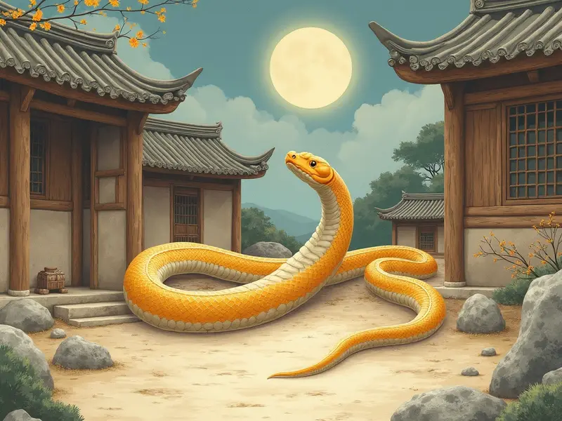 꿈 삽화: 구렁이