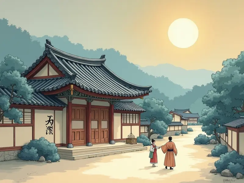 꿈 삽화: 기와집
