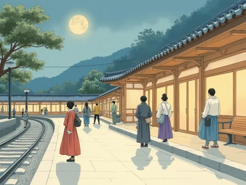 꿈 삽화: 기차역
