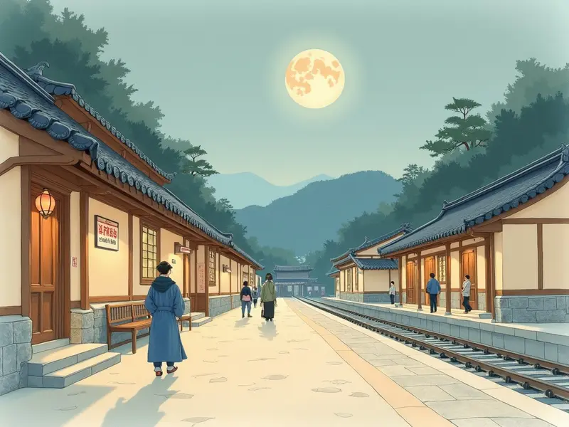 꿈 삽화: 기차역