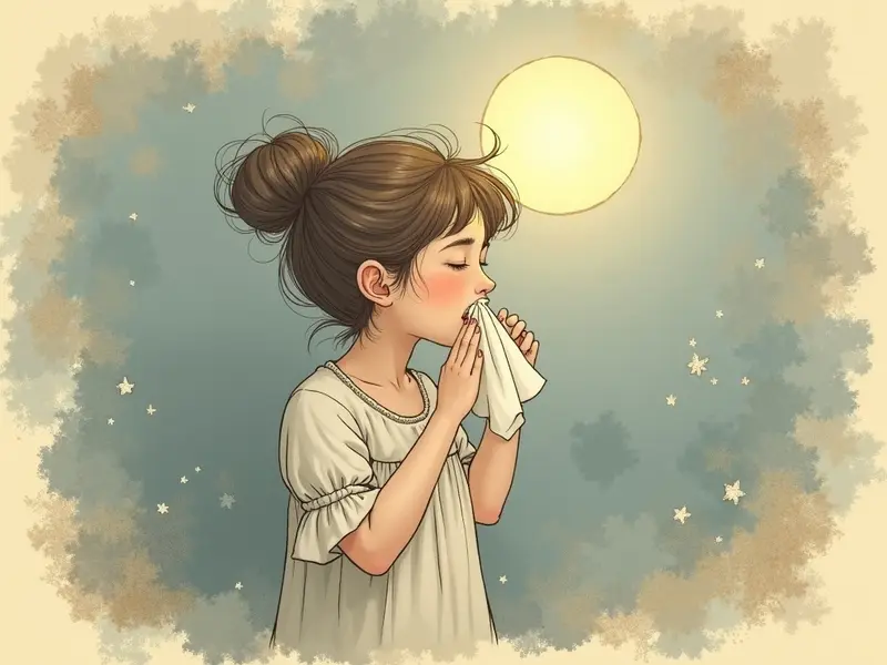 꿈 삽화: 기침