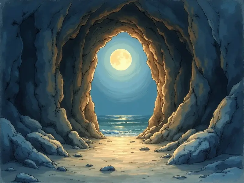 꿈 삽화: 동굴
