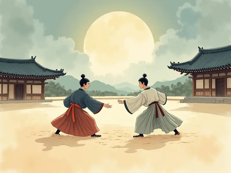꿈 삽화: 씨름