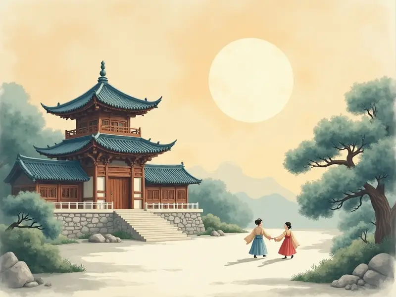 꿈 삽화: 절(사찰)