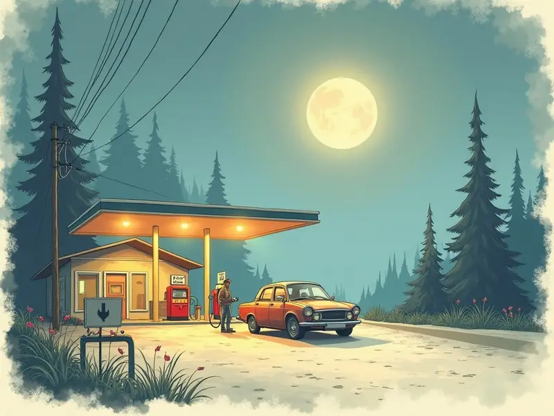 꿈 삽화: 주유소