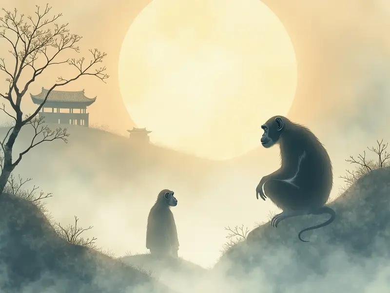 꿈 삽화: 침팬지