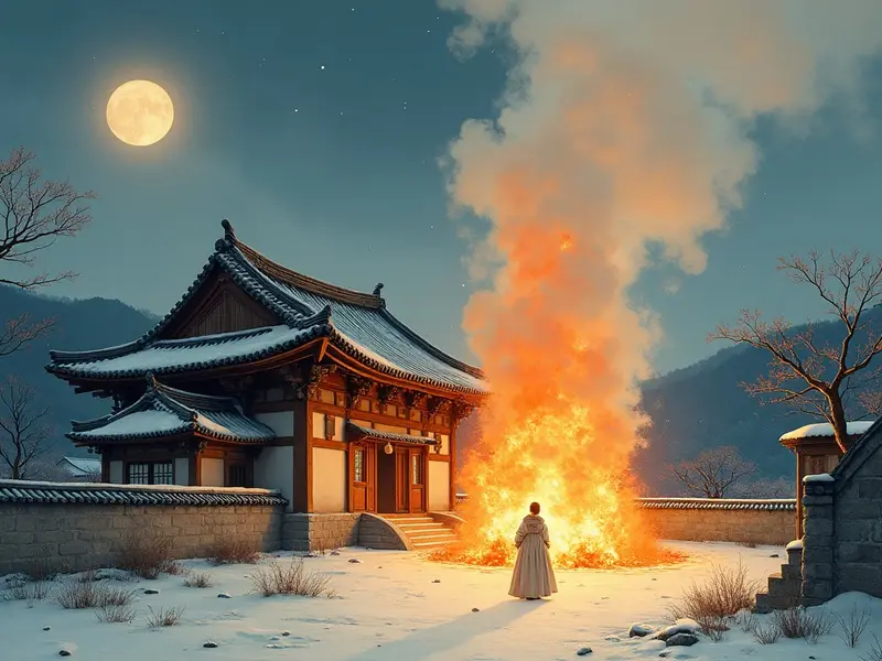 꿈 삽화: 화재